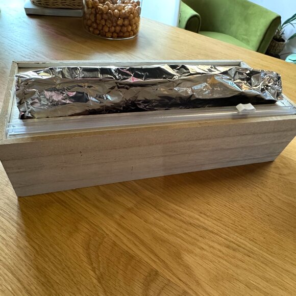 2 in 1 Wrap Organizer with Cutter - Bullseye's Playground™, Natural Wood - Picture 5 of 11